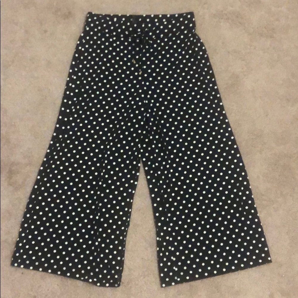 Capri length flowy pants